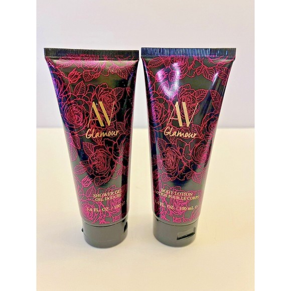 Adrienne Vittadini Other - Adrienne Vittadini AV GLAMOUR Shower Gel/Body Lotion Set 3.4 oz 100ML Ne…